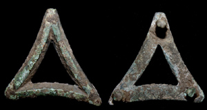Belt Mount, Triangular, ca. 1st-3rd Cent AD Belt Mount, Triangular, ca. 1st-3rd Cent AD